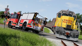 Emergency Response Crashes 9  BeamNGdrive [upl. by Ilyak]