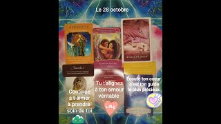 Guidance intemporelle du 28 octobre developpementspirituelméditationenergiedujourmedium [upl. by Danice]