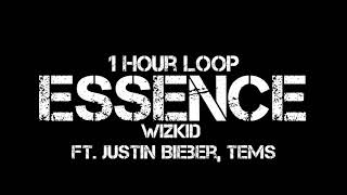 WizKid  Essence 1 Hour Loop Ft Justin Bieber Tems [upl. by Ayoral]