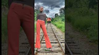 Funny train vs sand sculpture special effects on the train driver half new magical train vfx yt [upl. by Anigriv]