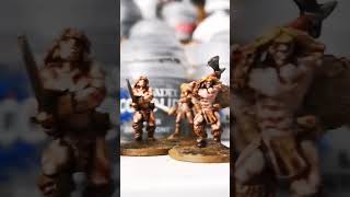 Painted Barbarians Copplestone Miniatures shortvideo miniature warhammer shorts fantasy 15mm [upl. by Danete4]