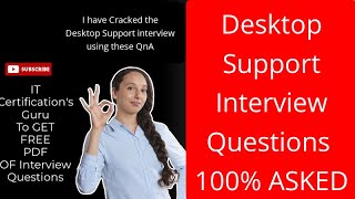 Desktop Support Interview Questions and Answers  100 asked in Interview desktopsupport support [upl. by Nyrroc]