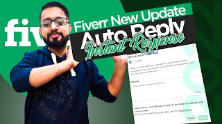 Setup Fiverr Auto Reply to Buyer Messages  Fiverr Quick amp Instant Response  Fiverr New Update [upl. by Hamimej]