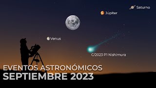 NUEVO COMETA A LA VISTA  Equinoccio de Otoño  ¿Qué pasa en el cielo nocturno de Septiembre [upl. by Nonnag]