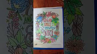 Sugar amp Spice amp Everything Nice coloring page Happy Thanksgiving everyone [upl. by Assed]