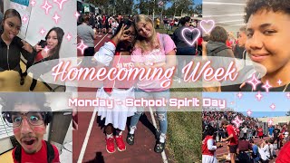 Homecoming Week  Day 1 School Spirit Day  Highschool Vlog  Pep Rally  Auslandsjahr 2425 🇺🇸 [upl. by Epuladaug446]