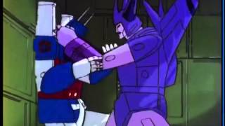 Transformers G1 Ultra Magnus vs Cyclonus Surprise Party [upl. by Lledraw]