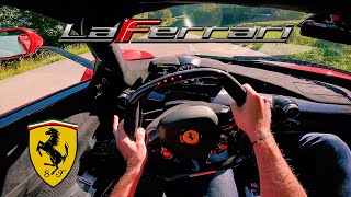 INSANE POV  Ferrari LAFERRARI V12  FAST DRIVE on MOUNTAIN ROADS [upl. by Galatia325]