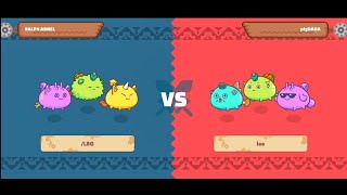 Axie Daily 4 RBP VS ARP Battle of Reptiles  RBP Gameplay Strategy [upl. by Eislek]