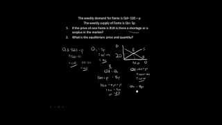 Economics for 1st year varsity exam questionsSupply and demand function [upl. by Verda]