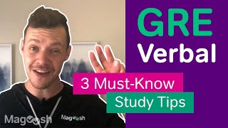 3 Quick GRE Verbal Reasoning Studying Tips That Work Every Time [upl. by Chisholm]