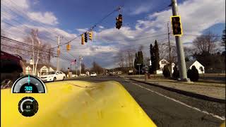 WAW Velomobile Cruising with Various Traffic [upl. by Nerad]