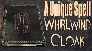 Skyrim Dragonborn How To Get The Unique Spell Whirlwind Cloak Spell [upl. by Jarlen]