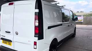 VVivaro 16 CDTi 2900 Sportive Crew Van L2 H1 Euro 6 5dr 6 Seats White DS68TDO [upl. by Amadeo]