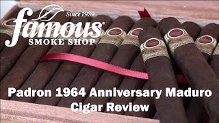 Padron 1964 Anniversary Maduro Cigars Overview  Famous Smoke Shop [upl. by Rosaleen]