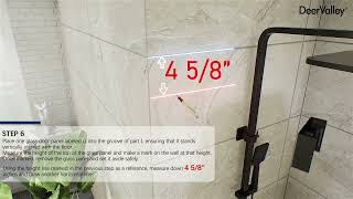 DeerValley Shower Door Installation Guide [upl. by Erine]