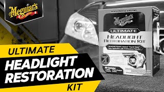 Meguiars Ultimate Headlight Restoration Kit  All in One Kit for Easy Headlight Restoration [upl. by Naujtna]