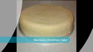 Easy Marzipan Christmas Cake [upl. by Aurelia]