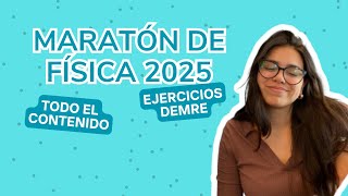 Maratón TODO el contenido de Física  Admisión 2025 [upl. by Ellimac]