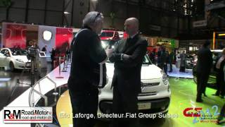 Salon Auto Genève 2012 Fiat Group Suisse français [upl. by Yrnehnhoj211]