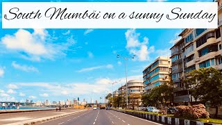 Colaba to Nepean Sea Road  4K Drive through SOBO  Marine Drive  Walkeshwar [upl. by Yetta]