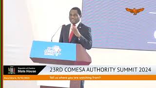 Hakainde Hichilema in Bujumbura and the Comesa Summit [upl. by Mirth]