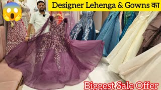 Designer Lehenga amp Gown Market In Delhi Gandhi Nagar Party Wear Dresses At Cheapest Price [upl. by Elish657]