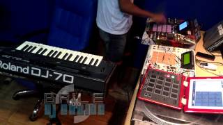 DJ CABIDE AO VIVO NA MPC FLY ROLAND DJ 70 MPC 2 500 MPC 5 000 [upl. by Meghann182]