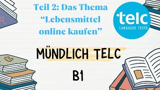 Telc B1  das Thema Lebensmittel online kaufen [upl. by Arocet]