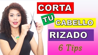 APRENDE A CORTAR EL CABELLO RIZADO  6 TIPS  YOLIANA GAMBOA [upl. by Hastie70]