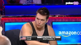 World Series of Poker Main Event 2017  Day 2 with Doug Polk Sam Grafton amp Qui Nguyen [upl. by Inge]