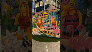 LEGO Store Esplanade Aventura in Miami  Opening Day Mural afol legoart legostore [upl. by Nedyrb710]