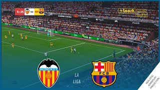 VALENCIA CF vs FC BARCELONA  La Liga Dec 16 2023 • Simulation amp Prediction [upl. by Georgi14]