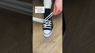 How to Lace Converse High Top 😎👟 converse sneakers shoes fashion shoelaces [upl. by Dupre]