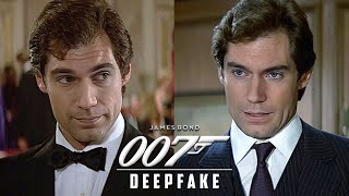 Henry Cavill as James Bond Dalton Style Deepfake [upl. by Dann]