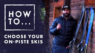 How to choose your onpiste skis  Salomon HowTo [upl. by Liana981]