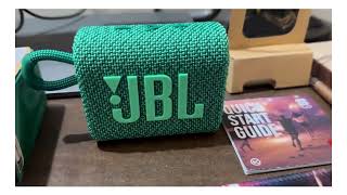 JBL Go 3 ECO Ultra Bluetooth Speaker unboxing [upl. by Fritzsche]