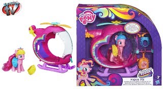 My Little Pony Rainbow Power Pinkie Pies Rainbow Helicopter Toy Review Hasbro [upl. by Primrosa]