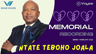 Ntate Teboho Joala Memorial Recording  1 Feb 2024 [upl. by Einnel]