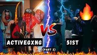 UK DRILL ACTIVEGXNG VS 51ST DISSES PART 2  AMERICAN REACTION 🇺🇸🔥 [upl. by Aniteb21]