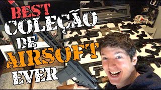 A Maior Coleção de Airsoft by Luiz Rider  Airsoft Brasil [upl. by Eziechiele]