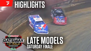 Late Model Finale  Castrol Gateway Dirt Nationals 12724  Highlights [upl. by Dyal]