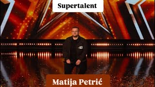 Supertalent  Matija Petrićzlatni gumb [upl. by Elamef]