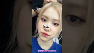 blackpink rose did plastic surgery what the reaction of fanblackpink explorekpop kpopeditidol [upl. by Rese]