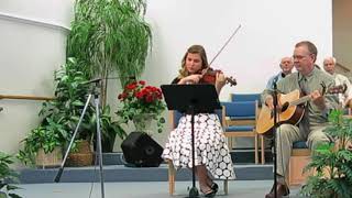 Whiter Than Snow  Hymn  Guitar and Violin [upl. by Eemla565]