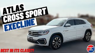 2023 VOLKSWAGEN ATLAS CROSS SPORT EXECLINE InDepth Review  Best In Its Class [upl. by Hnacogn]