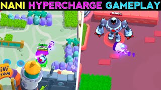 NEW NANI HYPERCHARGE ANIMATION GAMEPLAY amp COSMETICS BRAWL STARS SNEAK PEEK [upl. by Ennairej]