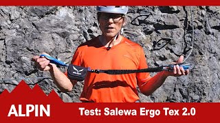 Test 2021 Salewa Ergo Tex 20  Klettersteigset  ALPIN  Das Bergmagazin [upl. by Nanam]