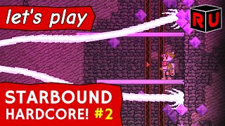 Attempting Erchius Mining Facility with one life  Lets play Starbound 10 Hardcore ep 2 [upl. by Iamhaj]