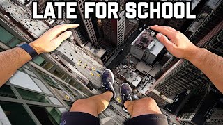 LATE FOR SCHOOL Parkour POV Best Of Compilation [upl. by Ule]